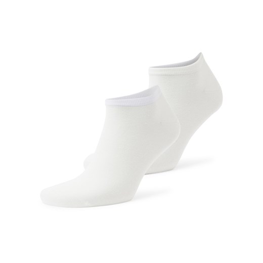 Tommy Hilfiger Damskie skarpety do obuwia sportowego pakowane po 2 szt. Kobiety Bawełna biały jednolity ze sklepu vangraaf w kategorii Skarpetki damskie - zdjęcie 181919647