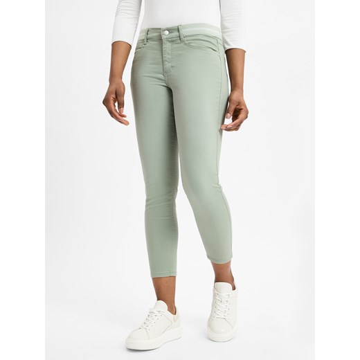 Angels Spodnie Kobiety Bawełna seledynowy jednolity - id: 560530-0005-00360 - marki ANGELS - 181919665 Angels Spodnie Kobiety Bawełna seledynowy jednolity ze sklepu vangraaf w kategorii Jeansy damskie - zdjęcie 181919665