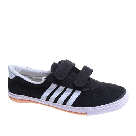 Chłopięce czarne trampki halówki /E3-1 17642 T233/ ze sklepu Pantofelek24.pl w kategorii Trampki dziecięce - zdjęcie 181919859