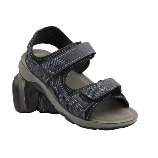 Wygodne sandały męskie klasyczne granatowe INBLU TO-01 ze sklepu ulubioneobuwie w kategorii Sandały męskie - zdjęcie 181920595
