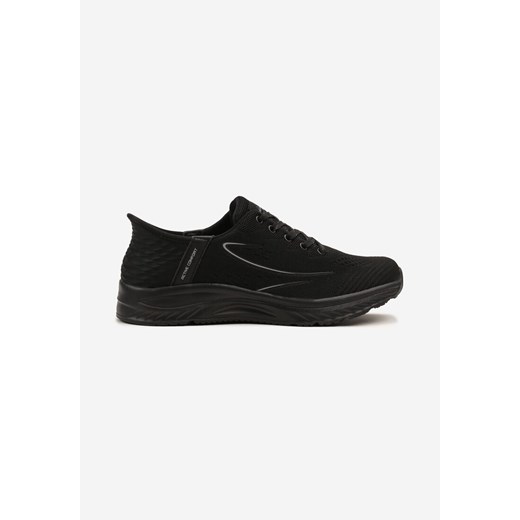 Czarne Buty Sportowe Sneakersy z Ozdobnym Tłoczeniem Axedla ze sklepu born2be.pl w kategorii Buty sportowe męskie - zdjęcie 181922736