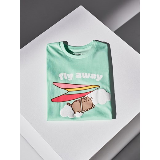 Sinsay - Koszula nocna Pusheen the Cat - zielony Sinsay 170 (14-15 l) Sinsay