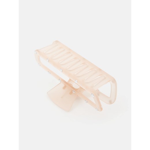 Sinsay - Klamra do włosów z cyrkoniami - kremowy Sinsay One Size Sinsay