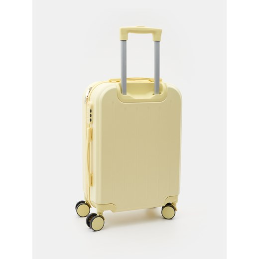 Sinsay - Walizka w pastelowożółtym kolorze - żółty Sinsay One Size Sinsay