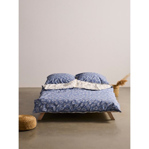 Sinsay - Komplet dwustronnej pościeli z motywem muszli - niebieski Sinsay One Size Sinsay
