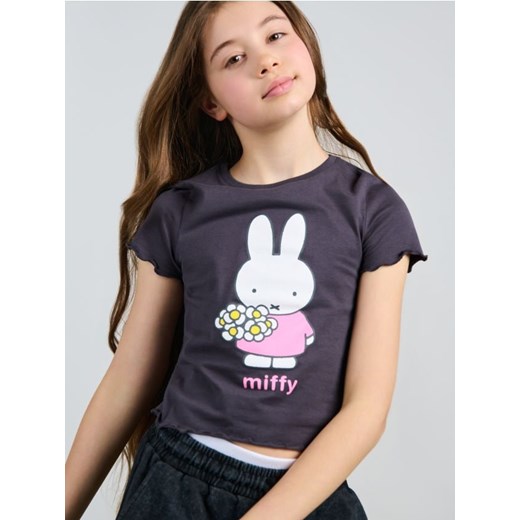 Sinsay - Koszulka Miffy - szary Sinsay 152 (11-12 l) Sinsay