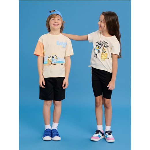 Sinsay - Koszulka Bluey - kremowy ze sklepu Sinsay w kategorii T-shirty chłopięce - zdjęcie 181929367
