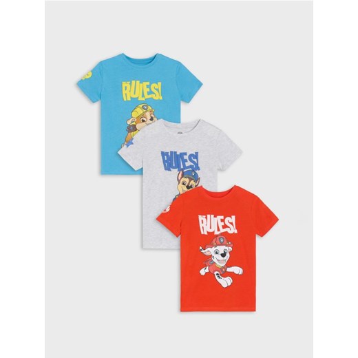 Sinsay - Koszulki 3 pack PAW Patrol - wielobarwny ze sklepu Sinsay w kategorii T-shirty chłopięce - zdjęcie 181929416