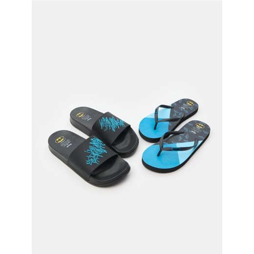 Sinsay - Klapki 2 pack Batman - wielobarwny ze sklepu Sinsay w kategorii Klapki dziecięce - zdjęcie 181929446