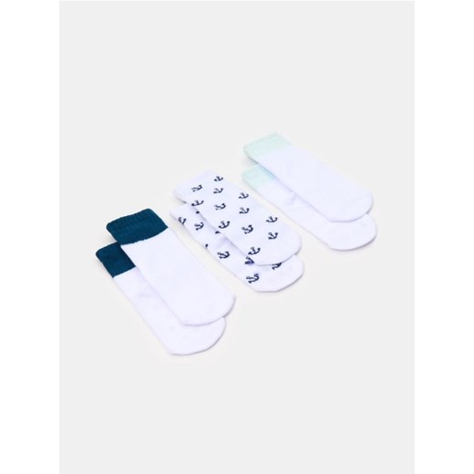 Sinsay - Skarpetki niemowlęce 3 pack - wielobarwny ze sklepu Sinsay w kategorii Skarpetki dziecięce - zdjęcie 181929718