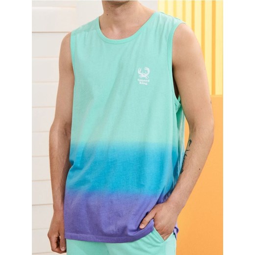 Sinsay - Tank top z efektem ombre - wielobarwny ze sklepu Sinsay w kategorii T-shirty męskie - zdjęcie 181929907