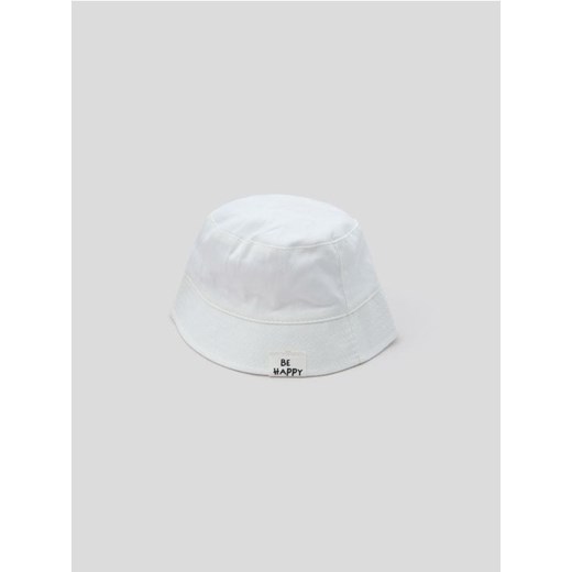 Sinsay - Kapelusz bucket hat z ozdobną naszywką - kremowy ze sklepu Sinsay w kategorii Czapki dziecięce - zdjęcie 181929909