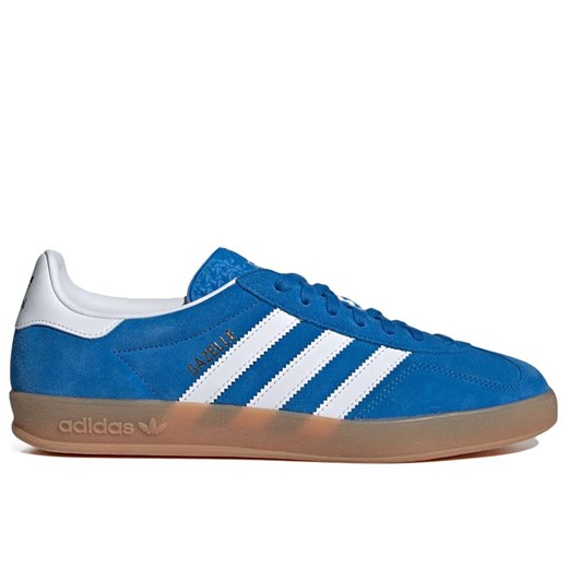 Buty adidas Gazelle Indoor JI2061 - niebieskie ze sklepu streetstyle24.pl w kategorii Buty sportowe męskie - zdjęcie 181930318