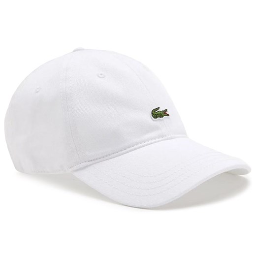 Czapka Lacoste Caps And Hats RK0491-001 - biała ze sklepu streetstyle24.pl w kategorii Czapki z daszkiem męskie - zdjęcie 181930327