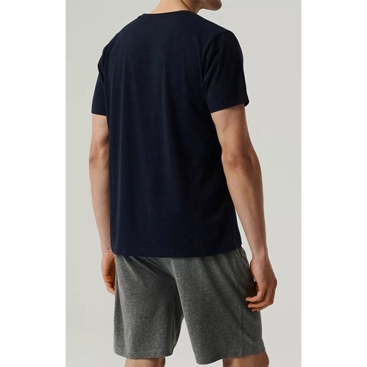 Atlantic krótka piżama męska NMP-383-GRA/SZMC, Kolor granatowo-szary, Rozmiar L, ATLANTIC ze sklepu Intymna w kategorii Piżamy męskie - zdjęcie 181931795