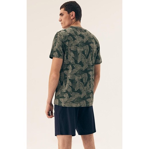 Henderson bawełniana piżama męska South 42599-77X, Kolor zielony-wzór, Rozmiar 2XL, Henderson ze sklepu Intymna w kategorii Piżamy męskie - zdjęcie 181931846