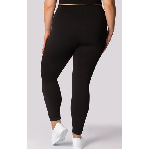 Mona legginsy damskie czarne Base Plus Size, Kolor czarny, Rozmiar 2XL, Mona ze sklepu Intymna w kategorii Spodnie damskie - zdjęcie 181932038