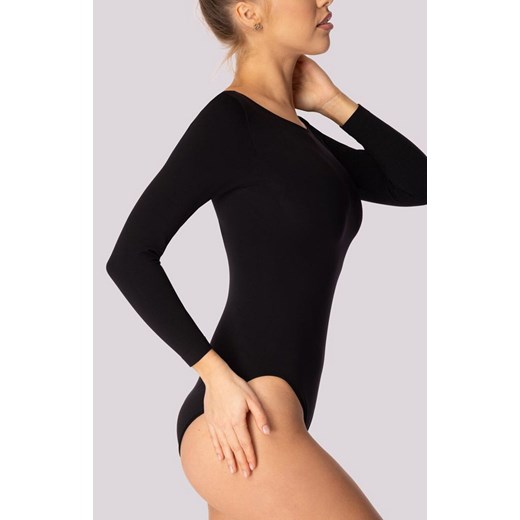 Mona body damskie z długim rękawem czarne Longsleeve Base, Kolor czarny, Rozmiar L/XL, Mona ze sklepu Intymna w kategorii Bluzki damskie - zdjęcie 181932088