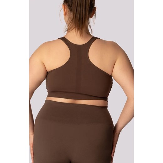 Mona top damski w kolorze caffe Base Plus Size, Kolor caffe, Rozmiar 2XL, Mona ze sklepu Intymna w kategorii Biustonosze - zdjęcie 181932109