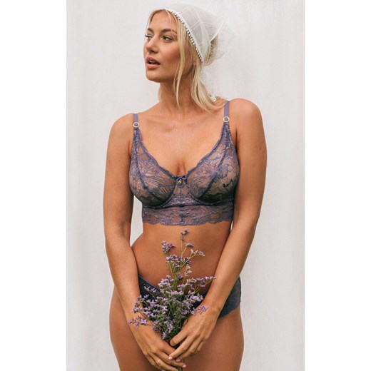 Samanta biustonosz miękki soft antracytowy Mila A144, Kolor antracytowy, Rozmiar 70E, Samanta ze sklepu Intymna w kategorii Biustonosze - zdjęcie 181932167