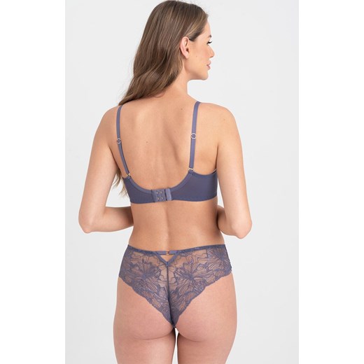 Samanta biustonosz push-up antracytowy Mila A332, Kolor antracytowy, Rozmiar 80E, Samanta ze sklepu Intymna w kategorii Biustonosze - zdjęcie 181932177