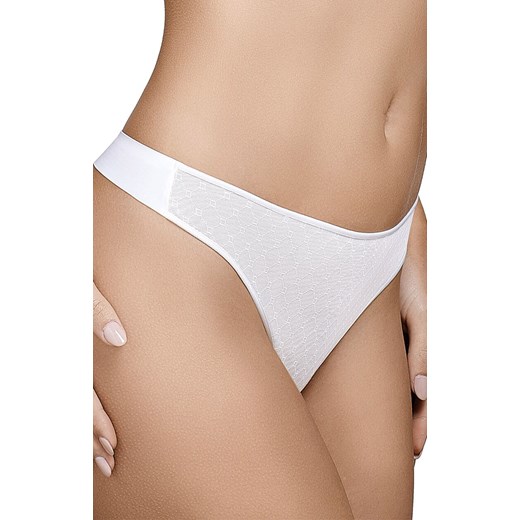 Stringi damskie perłowe Katia, Kolor perłowy, Rozmiar L, Selene ze sklepu Intymna w kategorii Majtki damskie - zdjęcie 181932219