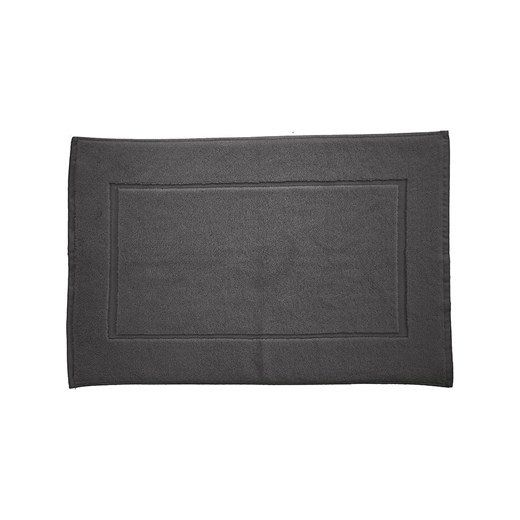 Soft by Perle de Coton Dywanik łazienkowy w kolorze antracytowym - 50 x 80 cm ze sklepu Limango Polska w kategorii Akcesoria łazienkowe - zdjęcie 181932329