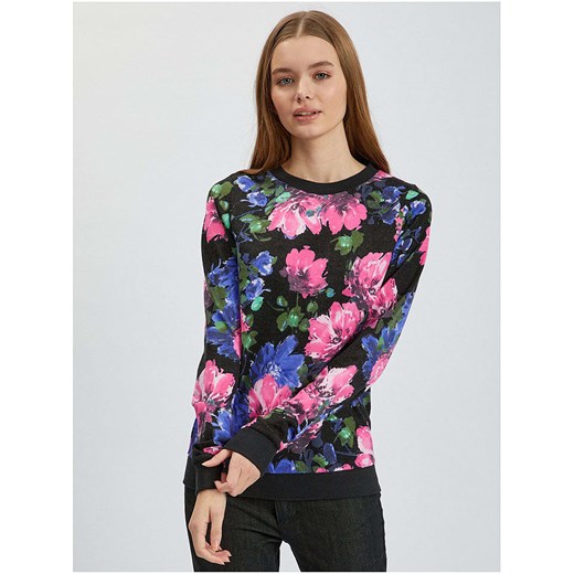 orsay Sweter w kolorze czarno-różowo-niebieskim ze sklepu Limango Polska w kategorii Swetry damskie - zdjęcie 181933007