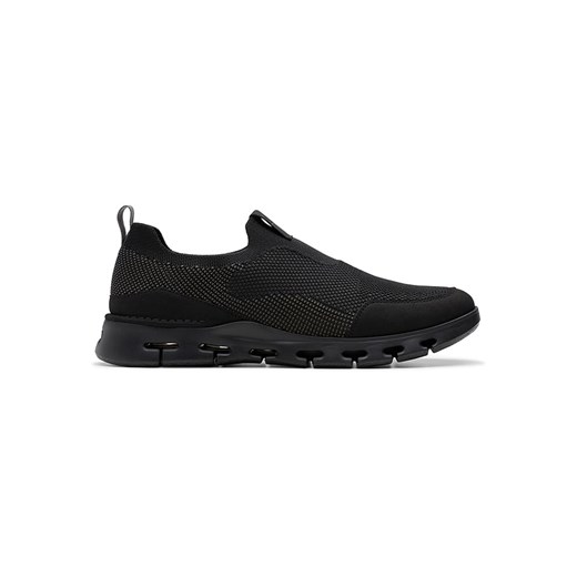 Clarks Slippersy &apos;&apos;Nature X Ease&apos;&apos; w kolorze czarnym ze sklepu Limango Polska w kategorii Buty sportowe męskie - zdjęcie 181933108