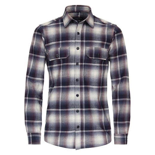 CASAMODA Koszula - Casual fit - w kolorze granatowo-fioletowym ze sklepu Limango Polska w kategorii Koszule męskie - zdjęcie 181933149