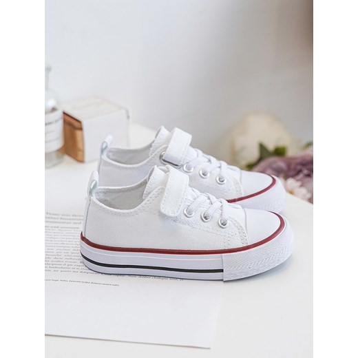 Trampki dziecięce Rock & Joy z tkaniny sznurowane 