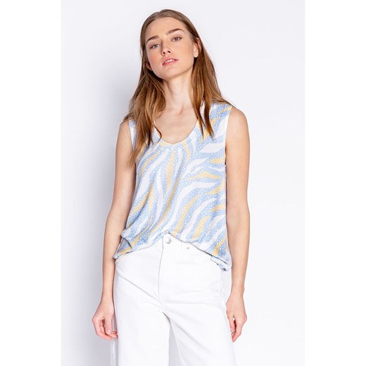 PJ Salvage Top w kolorze błękitnym ze sklepu Limango Polska w kategorii Bluzki damskie - zdjęcie 181933655