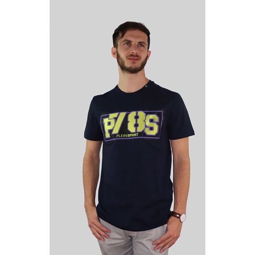 T-shirt męski Plein Sport niebieski