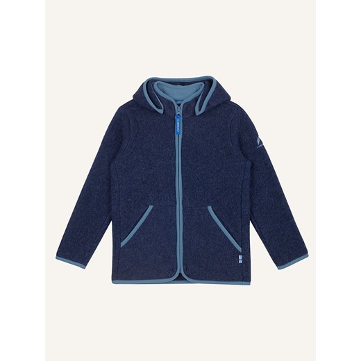 finkid Wełniana kurtka polarowa &quot;Luonto&quot; w kolorze granatowym ze sklepu Limango Polska w kategorii Kurtki chłopięce - zdjęcie 181933729