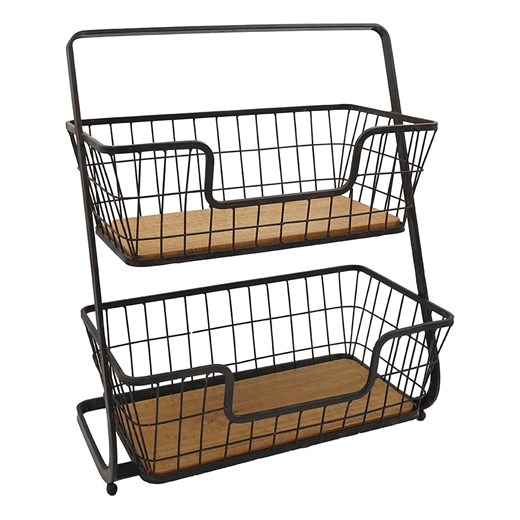 Anticline Regał w kolorze czarno-brązowym - 41 x 50 cm ze sklepu Limango Polska w kategorii Regały i witryny - zdjęcie 181933738