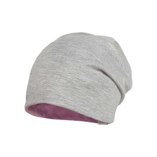 MaxiMo Dwustronna czapka beanie w kolorze szaro-jasnoróżowym ze sklepu Limango Polska w kategorii Czapki dziecięce - zdjęcie 181934047