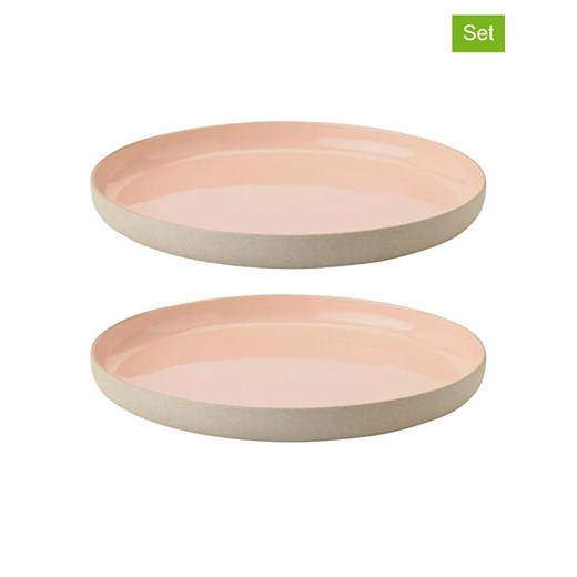 Stelton Talerzyki deserowe (2 szt.) &apos;&apos;Emma&apos;&apos; w kolorze beżowo-jasnoróżowym - Ø 19 cm ze sklepu Limango Polska w kategorii Talerze - zdjęcie 181935369