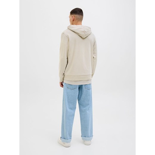 Beżowa bluza męska Jack & Jones z bawełny 