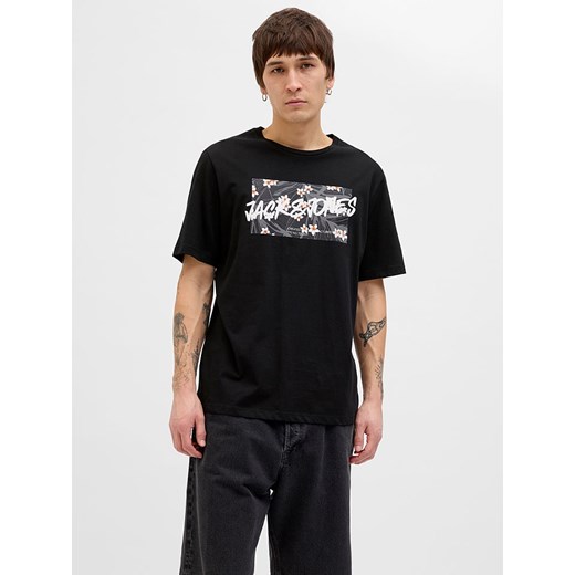 Jack &amp; Jones Koszulka &quot;Hawaii&quot; w kolorze czarnym ze sklepu Limango Polska w kategorii T-shirty męskie - zdjęcie 181935829