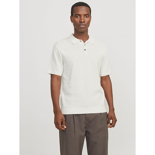 Jack &amp; Jones Koszulka polo &quot;Cooper&quot; w kolorze białym ze sklepu Limango Polska w kategorii T-shirty męskie - zdjęcie 181935895