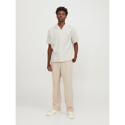 Jack &amp; Jones Koszula &quot;Cabana&quot; w kolorze beżowo-białym ze sklepu Limango Polska w kategorii Koszule męskie - zdjęcie 181935986