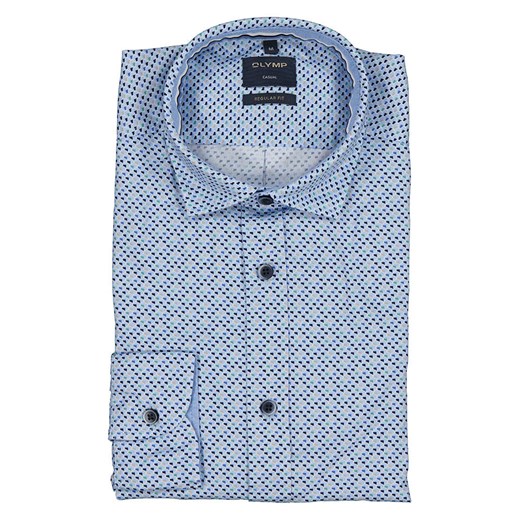 OLYMP Koszula &quot;Casual&quot; - Regular fit - w kolorze błękitnym ze sklepu Limango Polska w kategorii Koszule męskie - zdjęcie 181936079