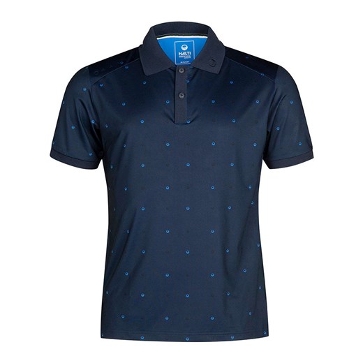 Halti Funkcyjna koszulka polo &quot;Birdie&quot; w kolorze granatowym ze sklepu Limango Polska w kategorii T-shirty męskie - zdjęcie 181936389