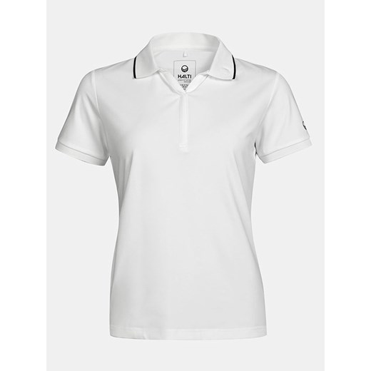 Halti Funkcyjna koszulka polo &quot;Swingi&quot; w kolorze białym ze sklepu Limango Polska w kategorii Bluzki damskie - zdjęcie 181936406