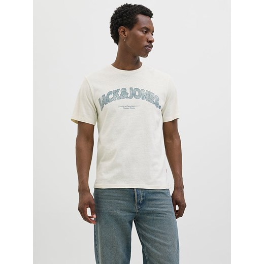 Jack &amp; Jones Koszulka &quot;Almeria&quot; w kolorze białym ze sklepu Limango Polska w kategorii T-shirty męskie - zdjęcie 181936577
