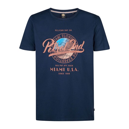 Petrol Koszulka w kolorze granatowym ze sklepu Limango Polska w kategorii T-shirty męskie - zdjęcie 181936639