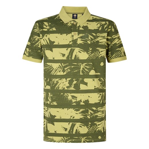 T-shirt męski Petrol moro z krótkimi rękawami 