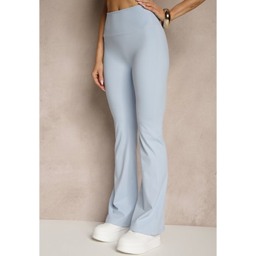 Jasnoniebieski Komplet Sportowy Spodnie i Koszulka Ozdobiona Sznurowaniem Renee M wyprzedaż renee.pl