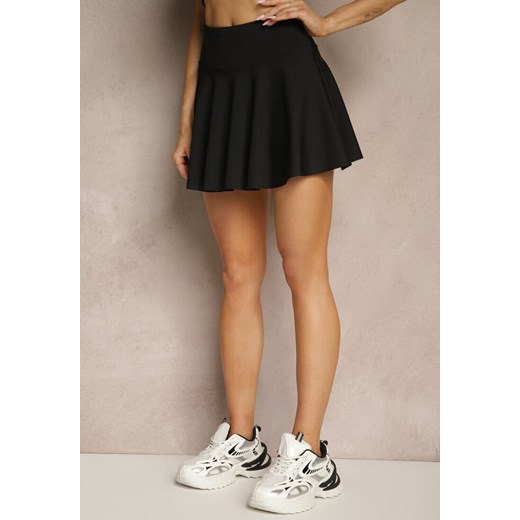 Czarne Spódnico-Szorty High Waist Lumivine Renee M renee.pl wyprzedaż