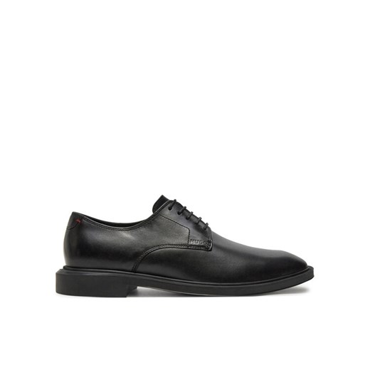Hugo Półbuty Gryff Derb Lt 50529049 Czarny ze sklepu MODIVO w kategorii Buty eleganckie męskie - zdjęcie 181939675